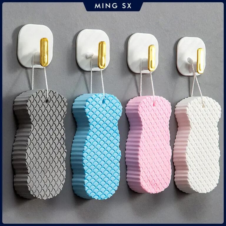 3D baby Exfoliating Sponge – Black and Solid