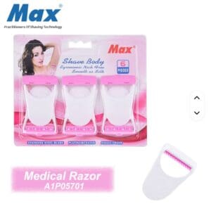 Silk Care Lady Shave – Gentle Medical Prep Razor- Black and solid